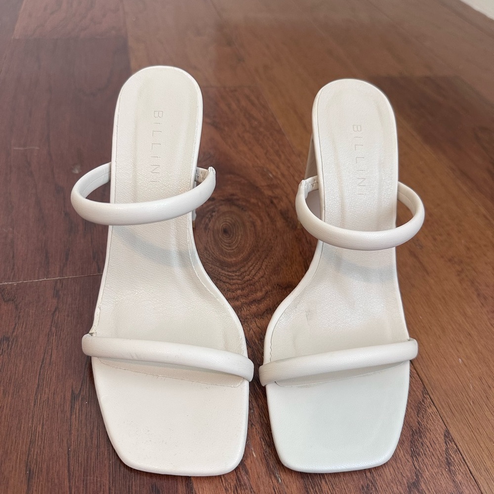 Billini Cream Heeled Sandals